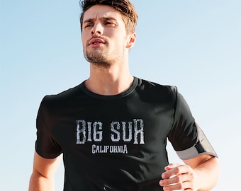 Big Sur Kalifornien T-shirt: Vintage Ink Graphic T-shirt