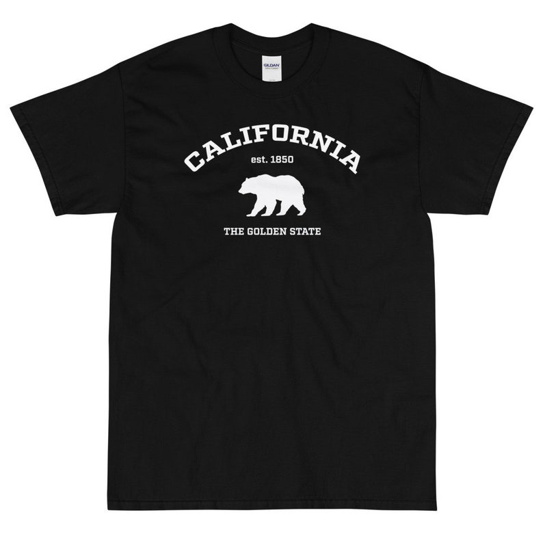 California College Style Bear Silhouette Unisex T-shirt - Etsy