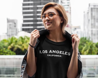 Los Angeles T-Shirt: Vintage Ink Style, Retro California Graphic Tee
