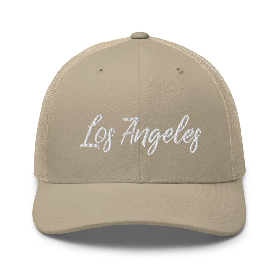 VPTMRP Los Angeles Embroidered Baseball Cap - Washed Denim Unisex Adjustable Hat, Navy Blue, Medium-Large - View #4