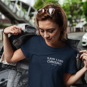 San Luis Obispo T-Shirt: Vintage Ink Style, Soft Cotton Tee