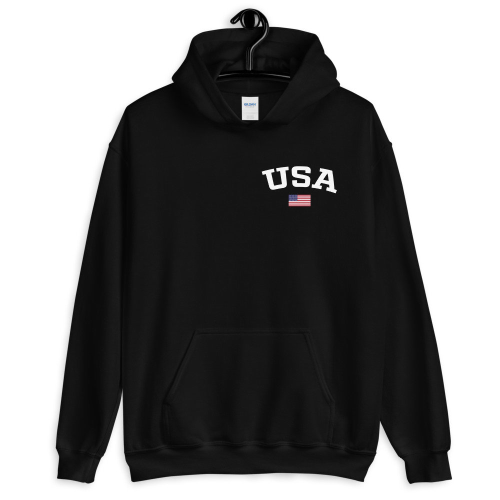 USA American Flag Unisex Hoodie - Etsy UK