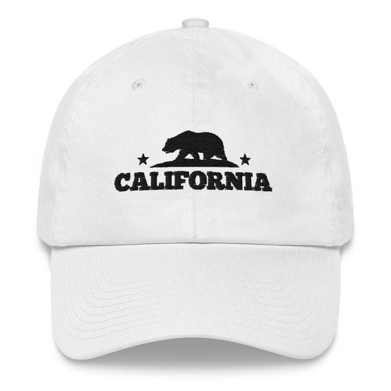 California Republic Inspired Embroidered Bear Hat - Etsy display picture 1