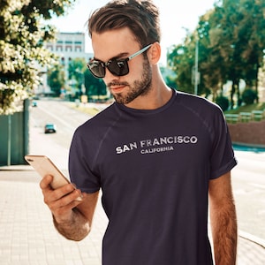 San Francisco Vintage Ink Style Short-Sleeve Unisex T-Shirt | Retro Graphic Tee for Travelers & Locals
