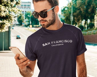 San Francisco California T-Shirt | Vintage Ink Style Unisex Tee | Retro Travel Graphic Shirt for Locals & Visitors