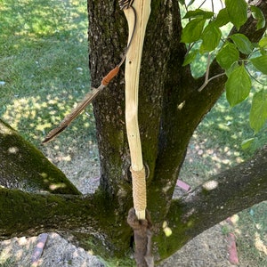 Handcrafted Golden Rain Tree Spirit Staff: Fur & Feather Cosplay Prop