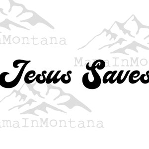 Jésus sauve svg-Instant téléchargement numérique
