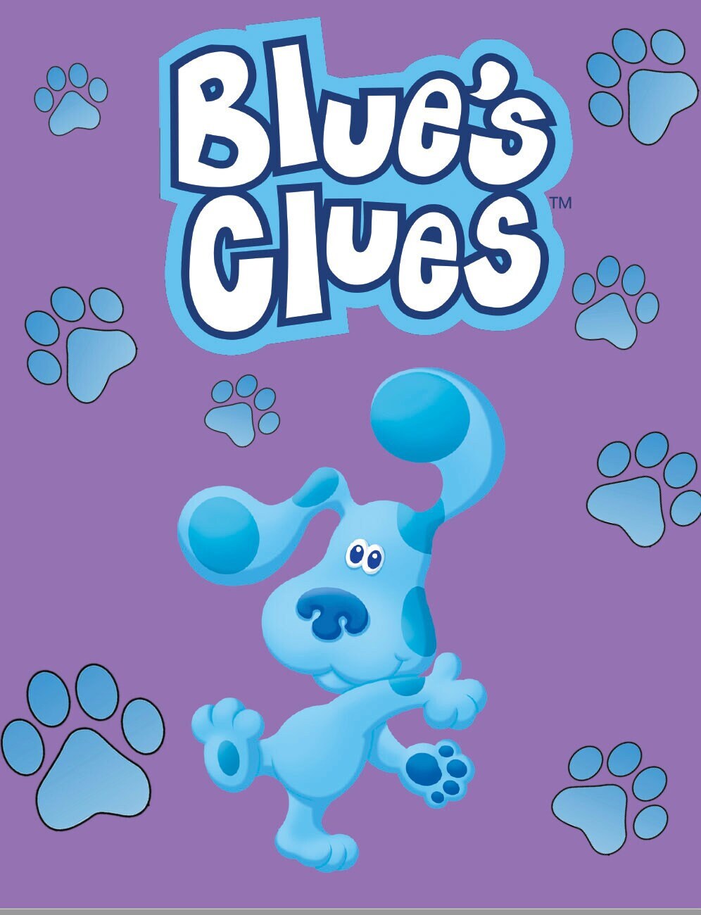 coloring pages blues clues with pink dog