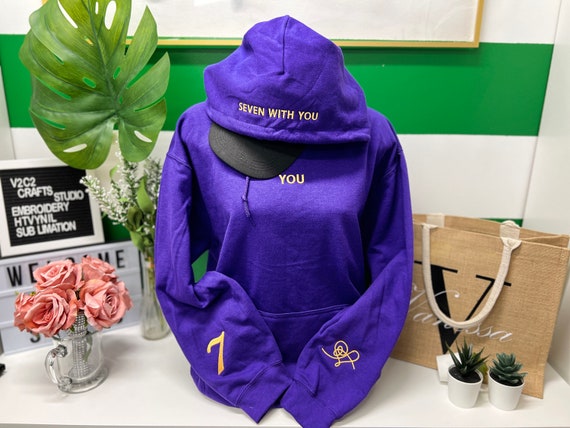New BTS Inspired Hoodie - 7 - 00:00- Seven With You - Never Walk