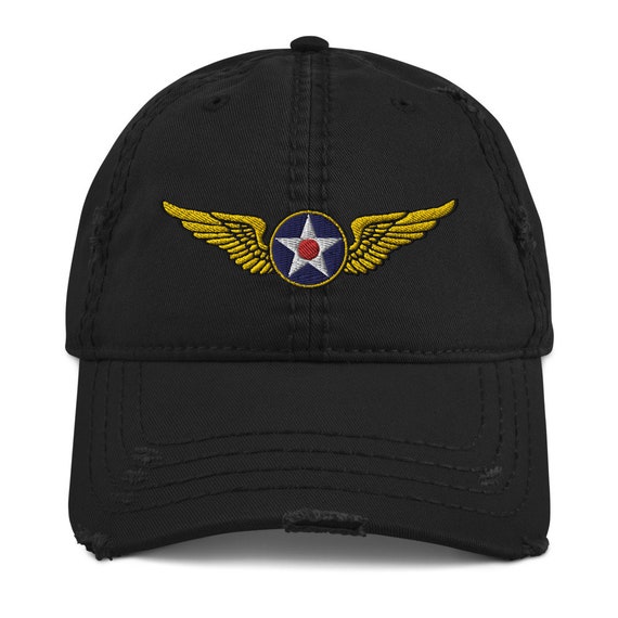 WWII USAAF Pilot Wings Hat: Embroidered 1942 Army Air Corps Cap - Etsy