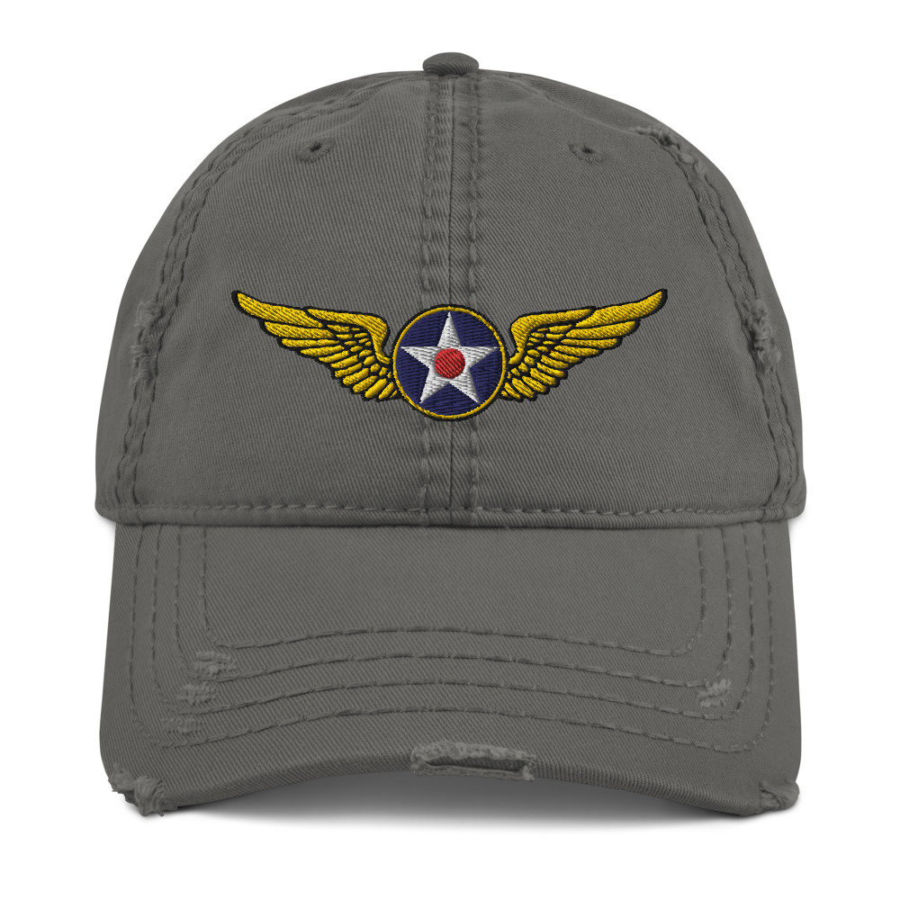 WWII USAAF Pilot Wings Hat: Embroidered 1942 Army Air Corps Cap - Etsy