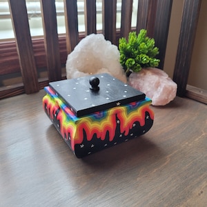 Neon Rainbow Drip Box