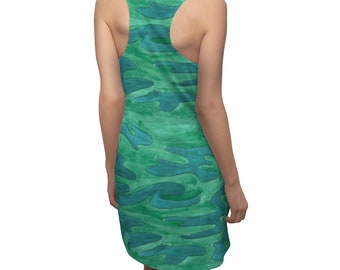 Retro custom gift dresses accessories Cool Art Racerback Dress 12 NunoNevesStore skirts