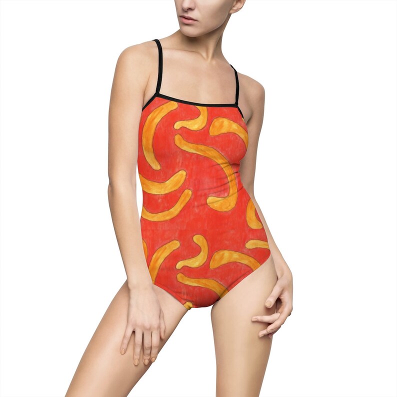 Urban Art One-Piece Swimsuit 7 Retro custom gift aesthetic image 0