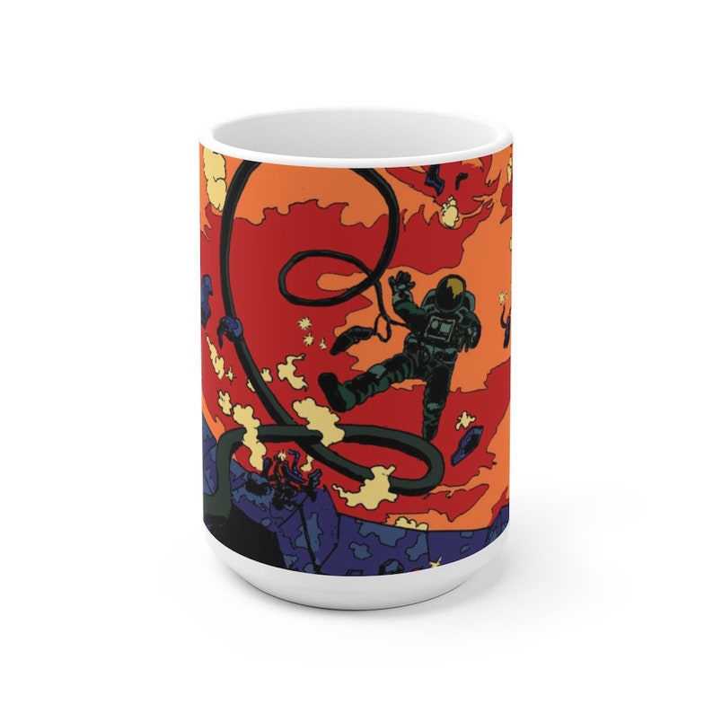 Cool Art Mug 2 sizes USA9 Retro custom gift unique mugs image 0