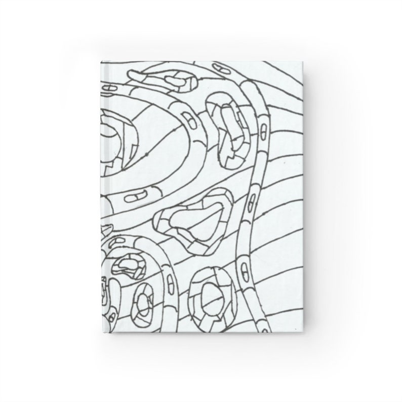 Blank Journal With Urban Art Cover 34 Retro custom gift image 0