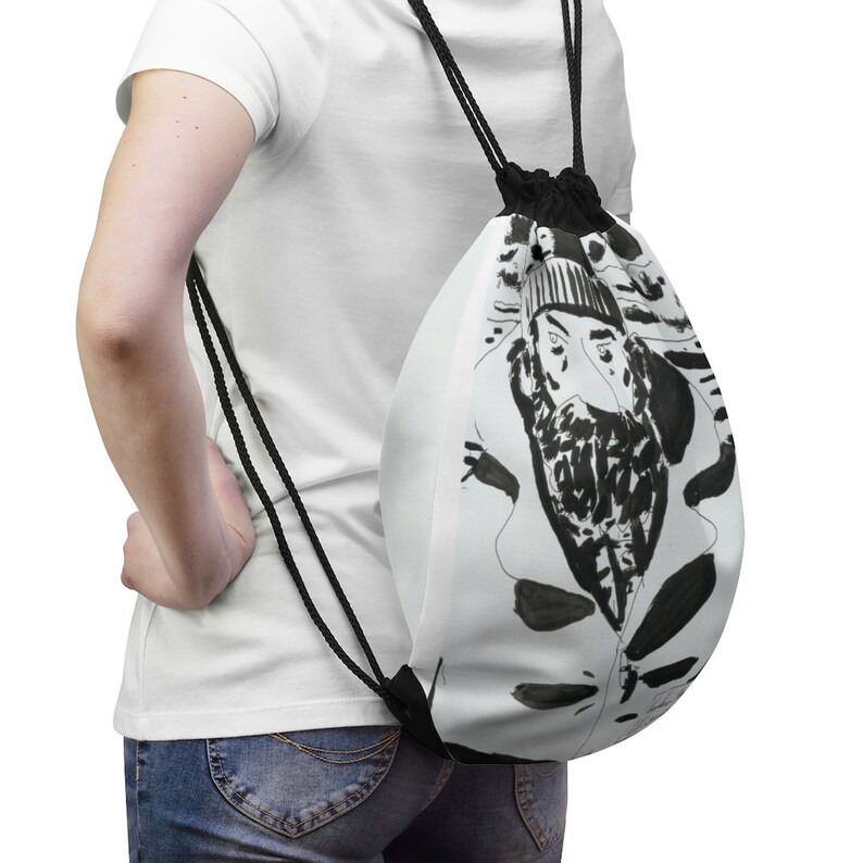 Urban Art Drawstring Bag 10 Retro custom gift aesthetic pop image 0