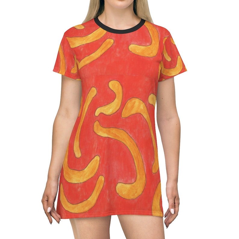 Urban Art T-Shirt Dress 11 Retro custom gift petite plus image 0