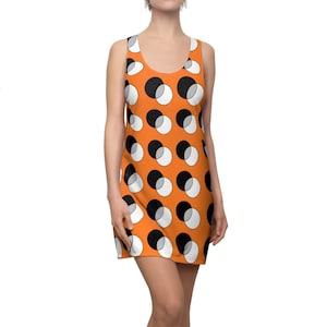 Retro custom gift  dresses accessories Cool Art Racerback Dress 12 NunoNevesStore skirts