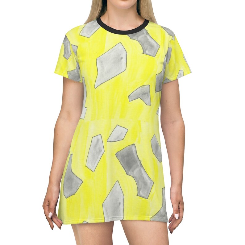 Urban Art T-Shirt Dress 10 Retro custom gift petite plus image 0