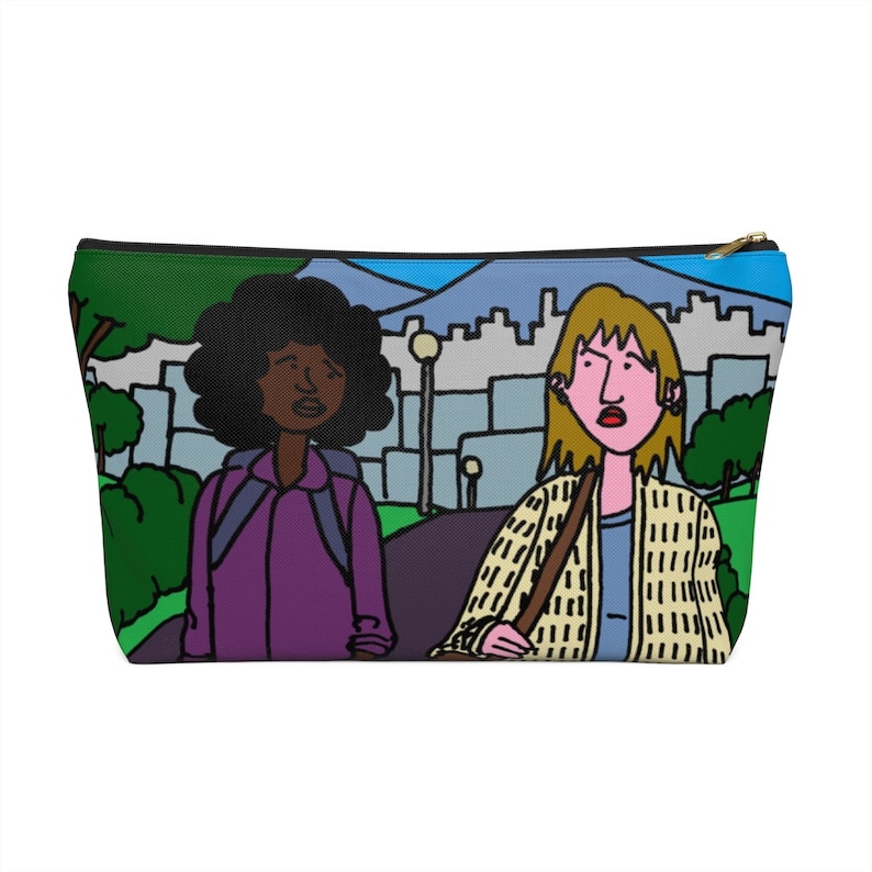 Urban Art Zipper Pouch T-bottom 2 sizes 10 Retro custom image 0