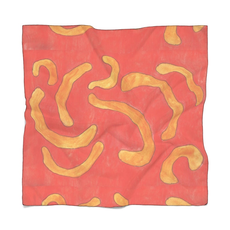 Urban Art Transparent Scarf 8 Retro custom gift pop art image 0