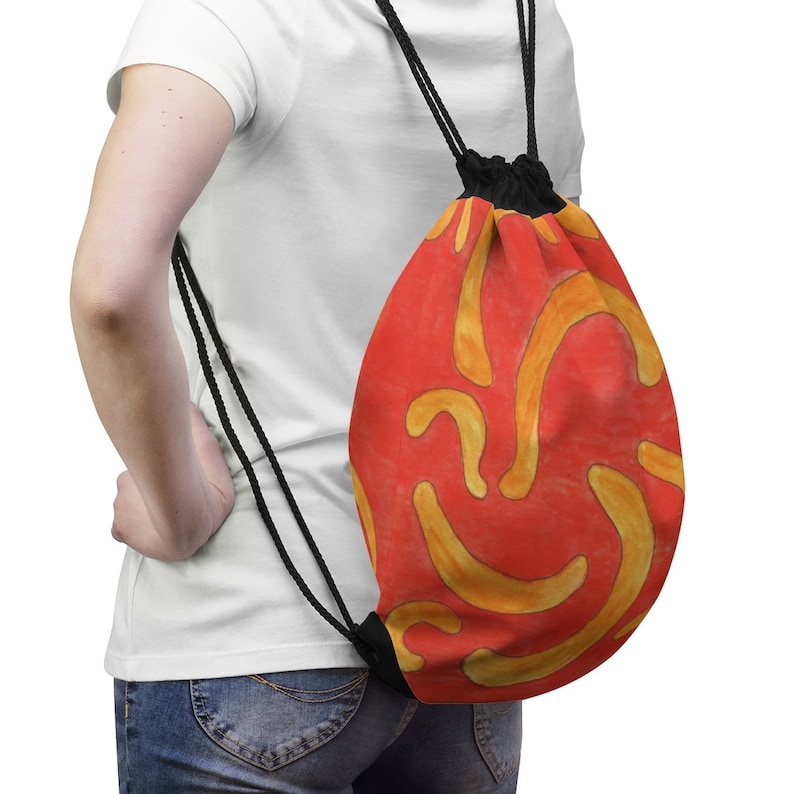 Urban Art Drawstring Bag 8 Retro custom gift aesthetic pop image 0
