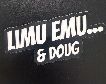 Limu Emu & Doug Funny Sticker Gifts for Dad and Friends