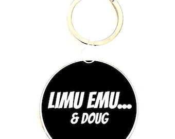 Limu Emu and Doug funny Keychain Gifts for Dad and Friends