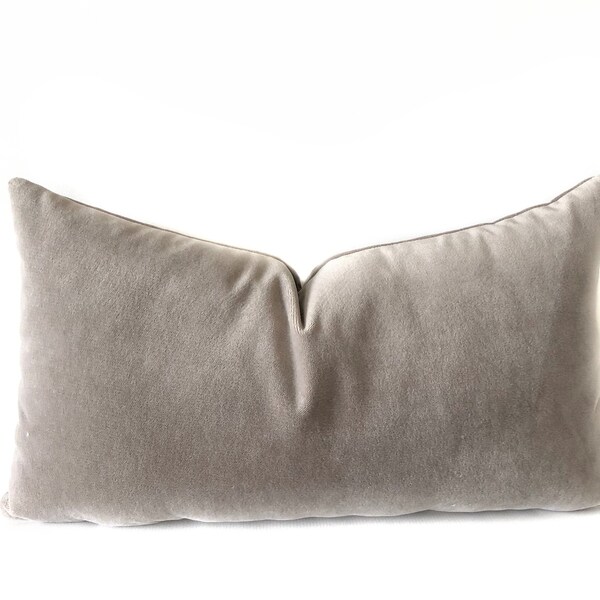Grey Lumbar Pillow Etsy