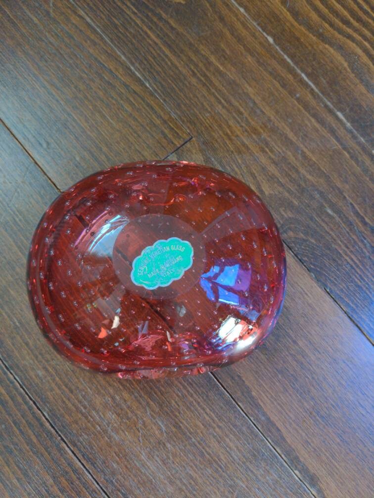 Genuine Glass Made in Murano Italy Ashtray. Etsy