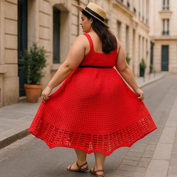 crochet dress for plus size women Ravelry: Plus Size June Bride Wedding Dress pattern by Abigail Haze