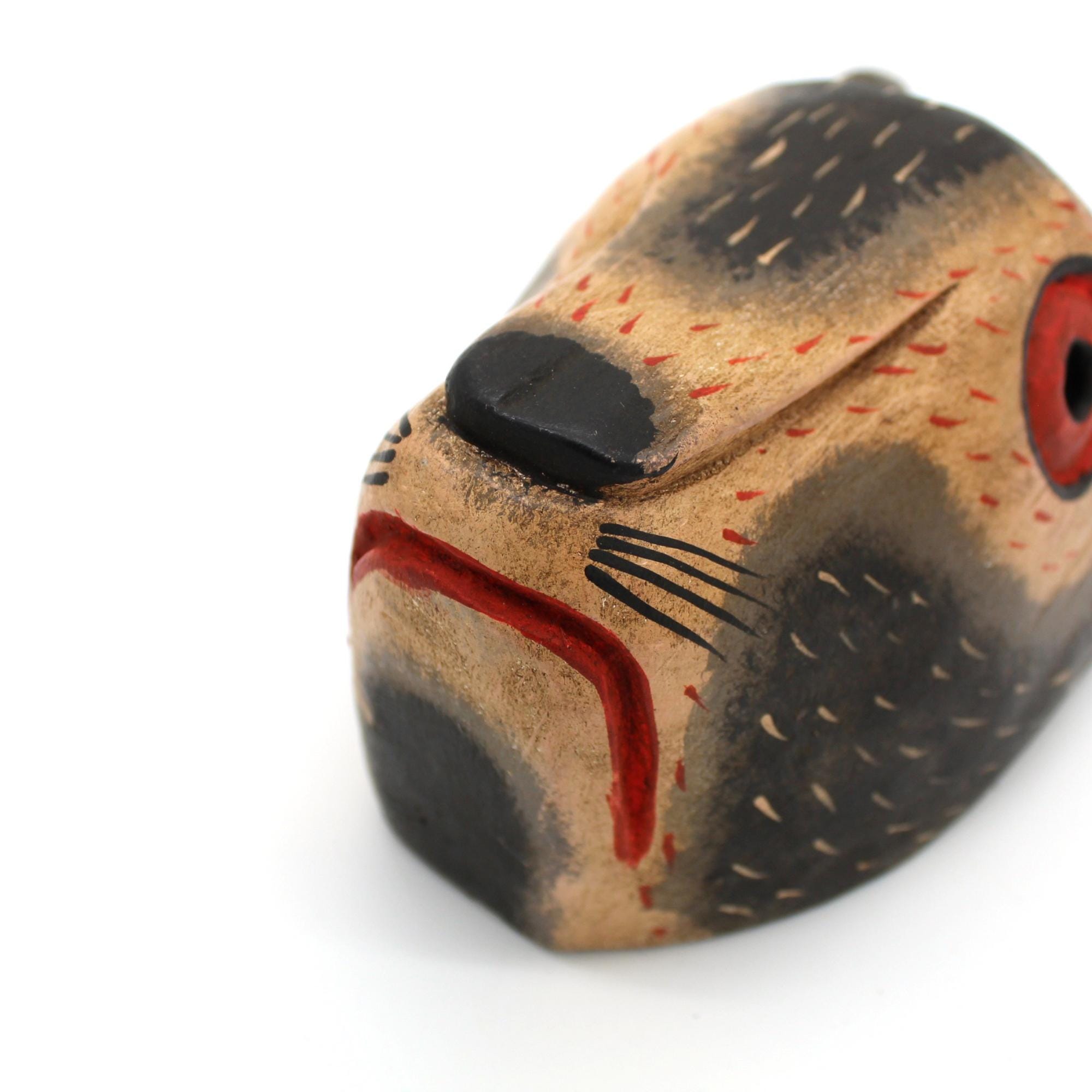 Cultural Rabbit Masks Hand Carved Wooden Rabbit Mask Guatemalan Mayan Folk Art | Bohemian ...