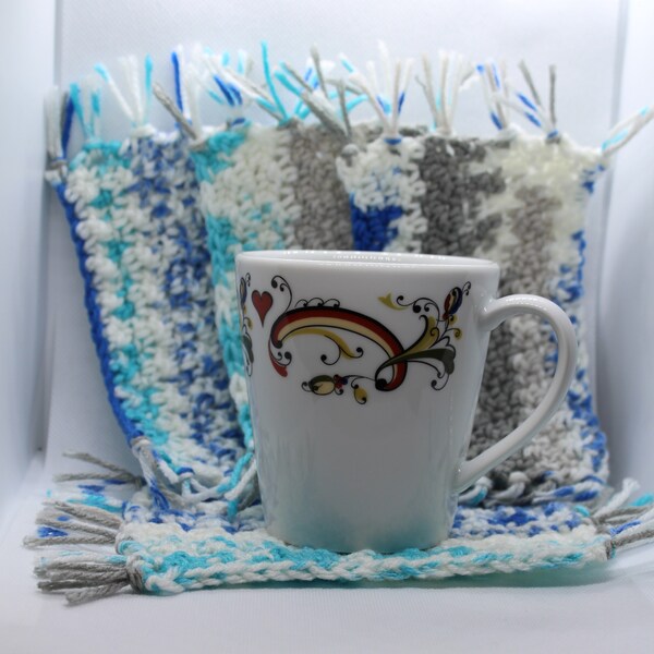 Crochet Mug Rugs / Coaster (4 Pack)