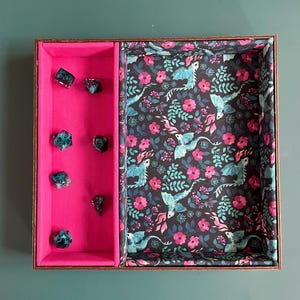 Floral Dragons Dice Tray