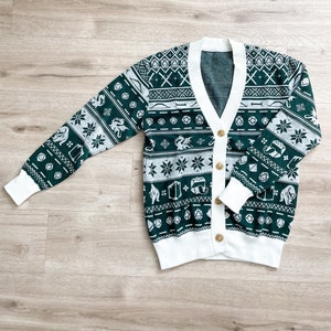 Dragons & Dice Faire Isle Cardigan