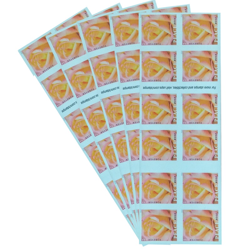 Peace Rose USPS Postal First Class Forever US Postage Stamps Etsy
