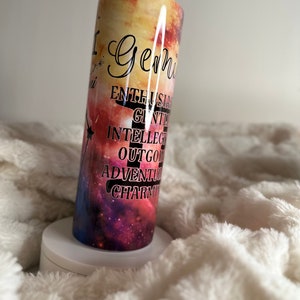 Gemini Stainless Steel 20oz Tumbler, Birthday Gift, Gift Ideas, Zodiac, Gift Ideas, Tumblers, Drinkware