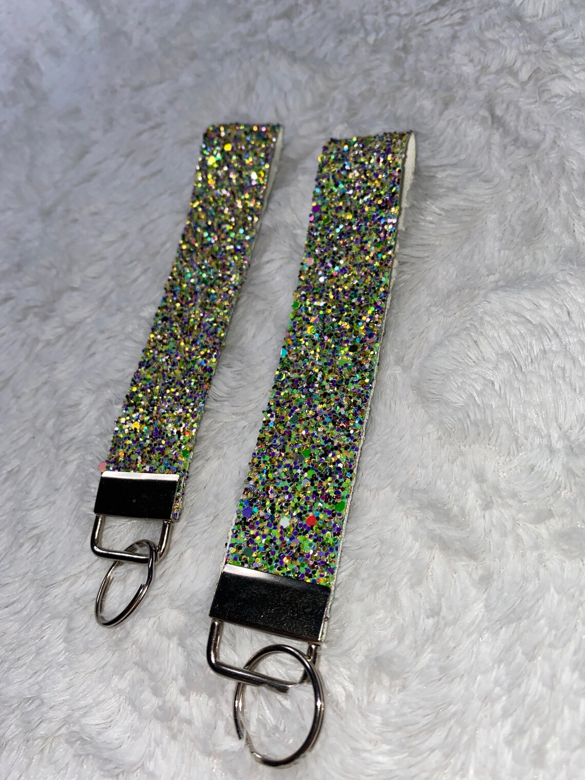 Glitter Keychain Key Fob Wristlets Wrist Strap Keychain Etsy Hong Kong
