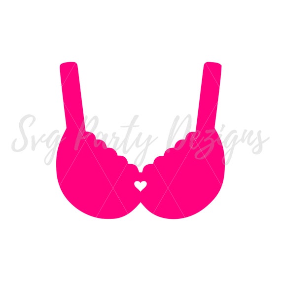 Bra SVG PNG DXF Personal Use Breast Cancer Awareness - Mastectomy -  Lingerie - Silhouette Design Cuttable Cutting Cut File