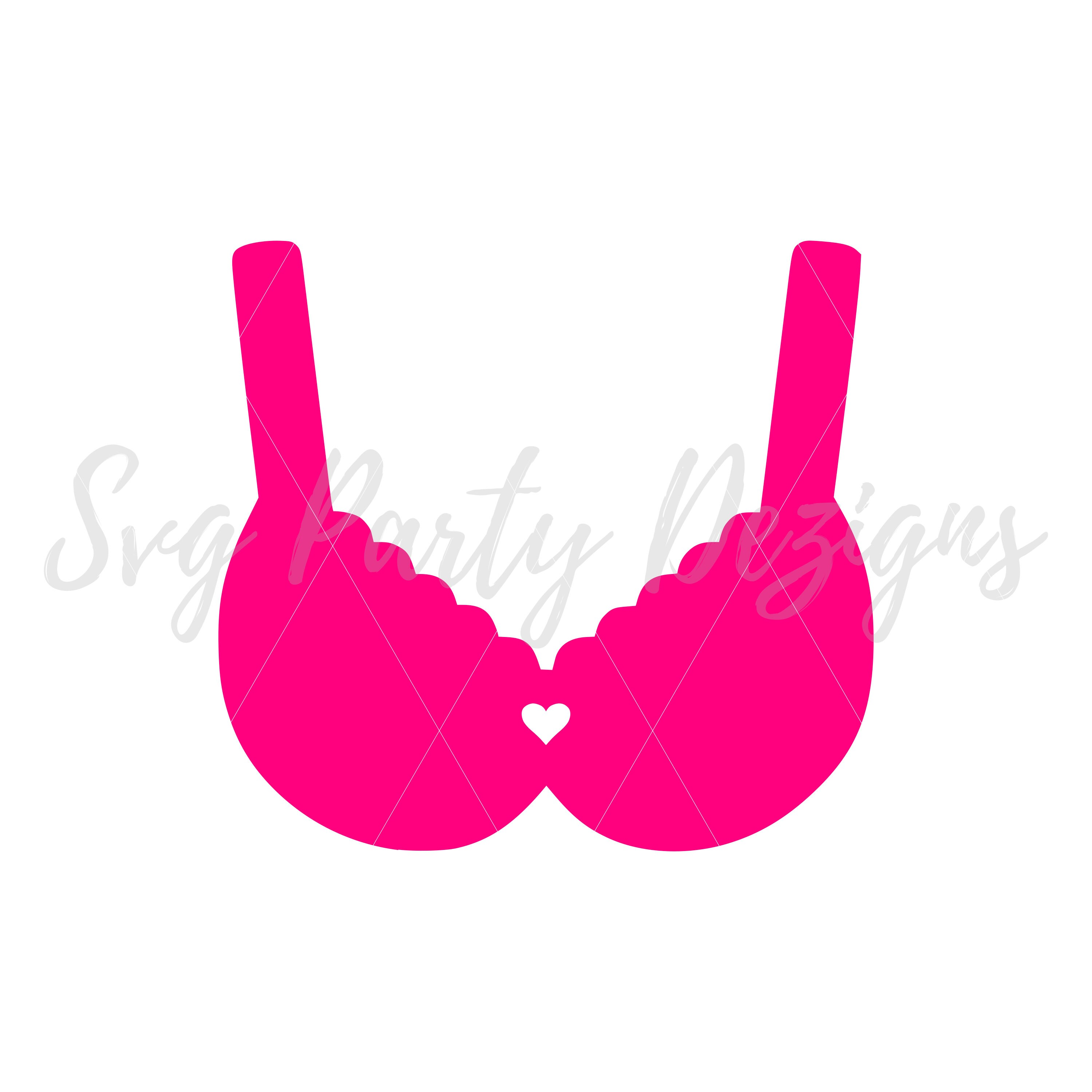 Bra SVG PNG DXF Personal Use Breast Cancer Awareness | Etsy