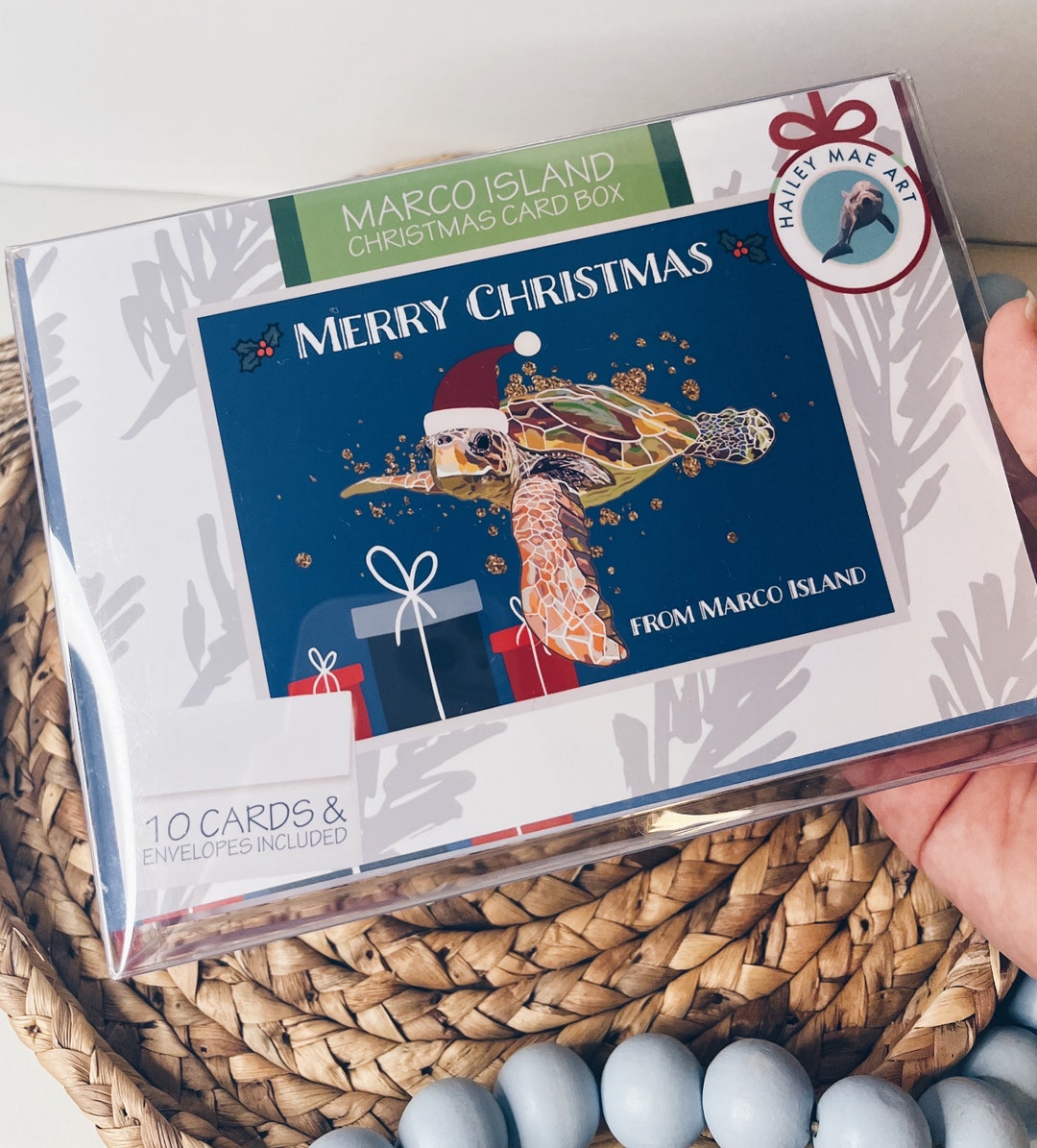 Marco Island Christmas Cards Sea Turtle Marco Island Etsy