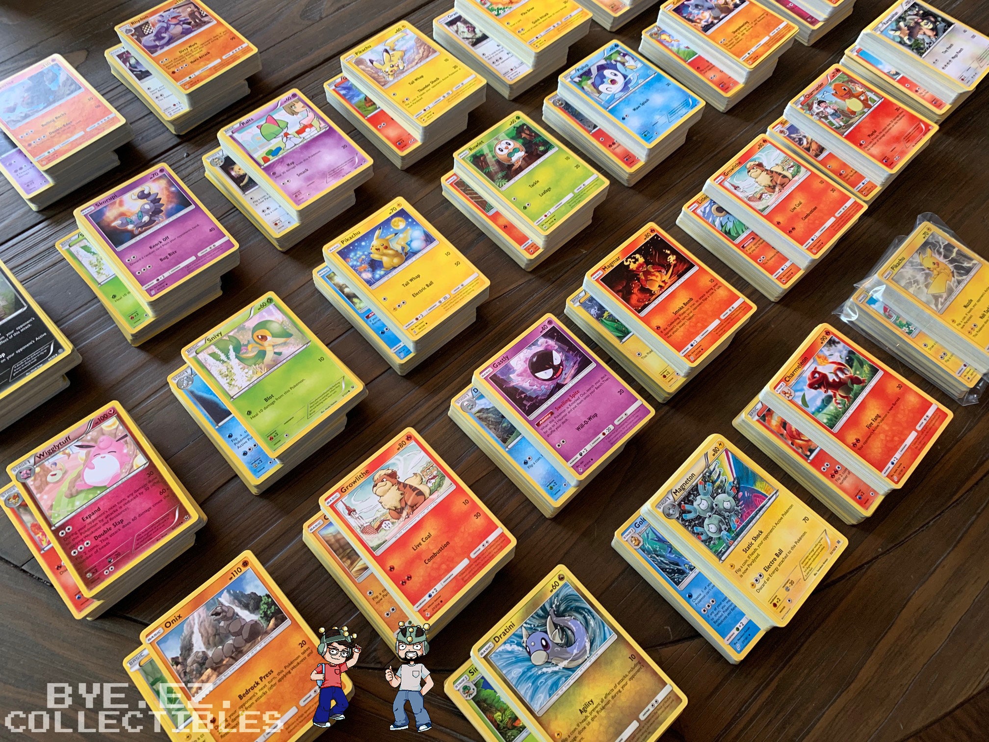Rare Pokemon 100 Lot de cartes comprend Ultra Rare Holos EX Etsy