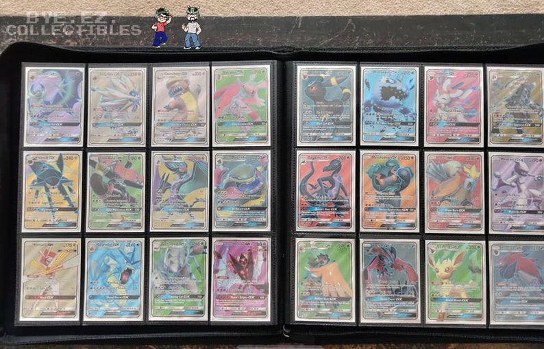 3 cartas Pokémon GX ultra raras surtidas