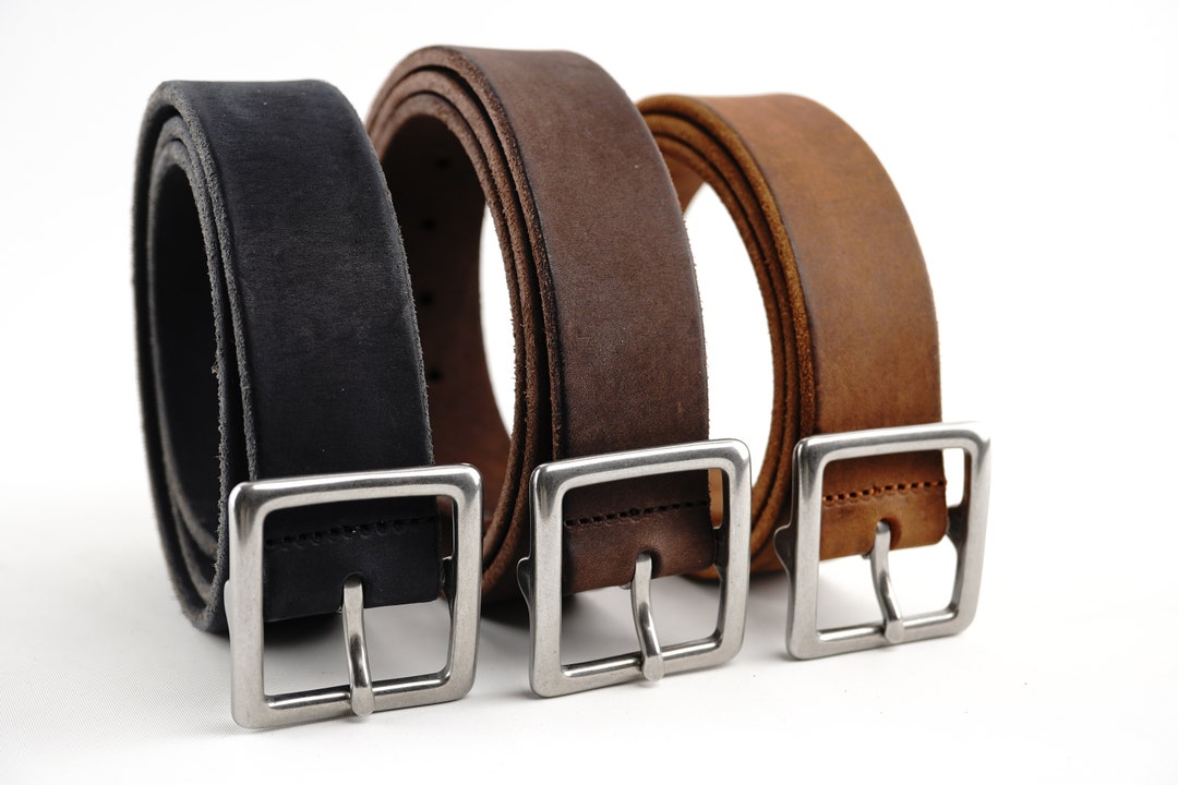 One-piece Leather Belt, Soft Leather Texture, Suede Texture, Thick ...