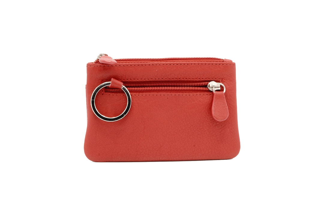 Buy Small Leather Coin Pouch With Keyring Online in India