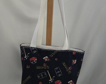 Hockey fabric purse