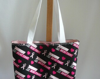 Breast Cancer fabric purse