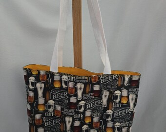 Beer Glass fabric purse