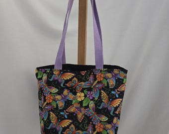 Butterfly fabric purse